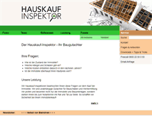 Tablet Screenshot of hauskauf-inspektor.de